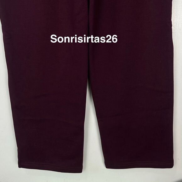 ALO Yoga Accolade Sweatpant Straight Leg Burgundy Size XXS - Picture 11 of 16